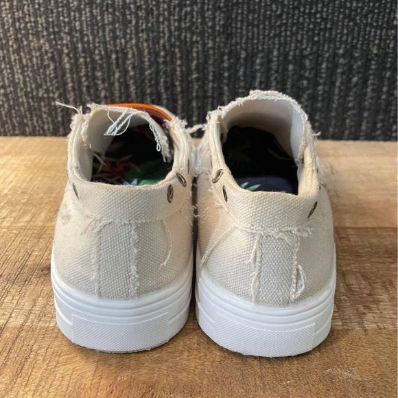 SHENGYAO Womens Canvas Flat Slip On’s - Size 11 - Picture 4 of 6